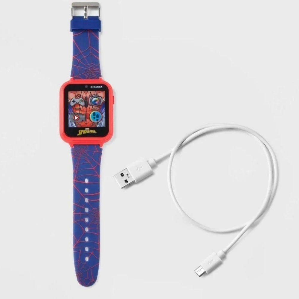 Marvel Spider-Man Kids Touch Screen Smart Watch Camera Games Fitness Tracker